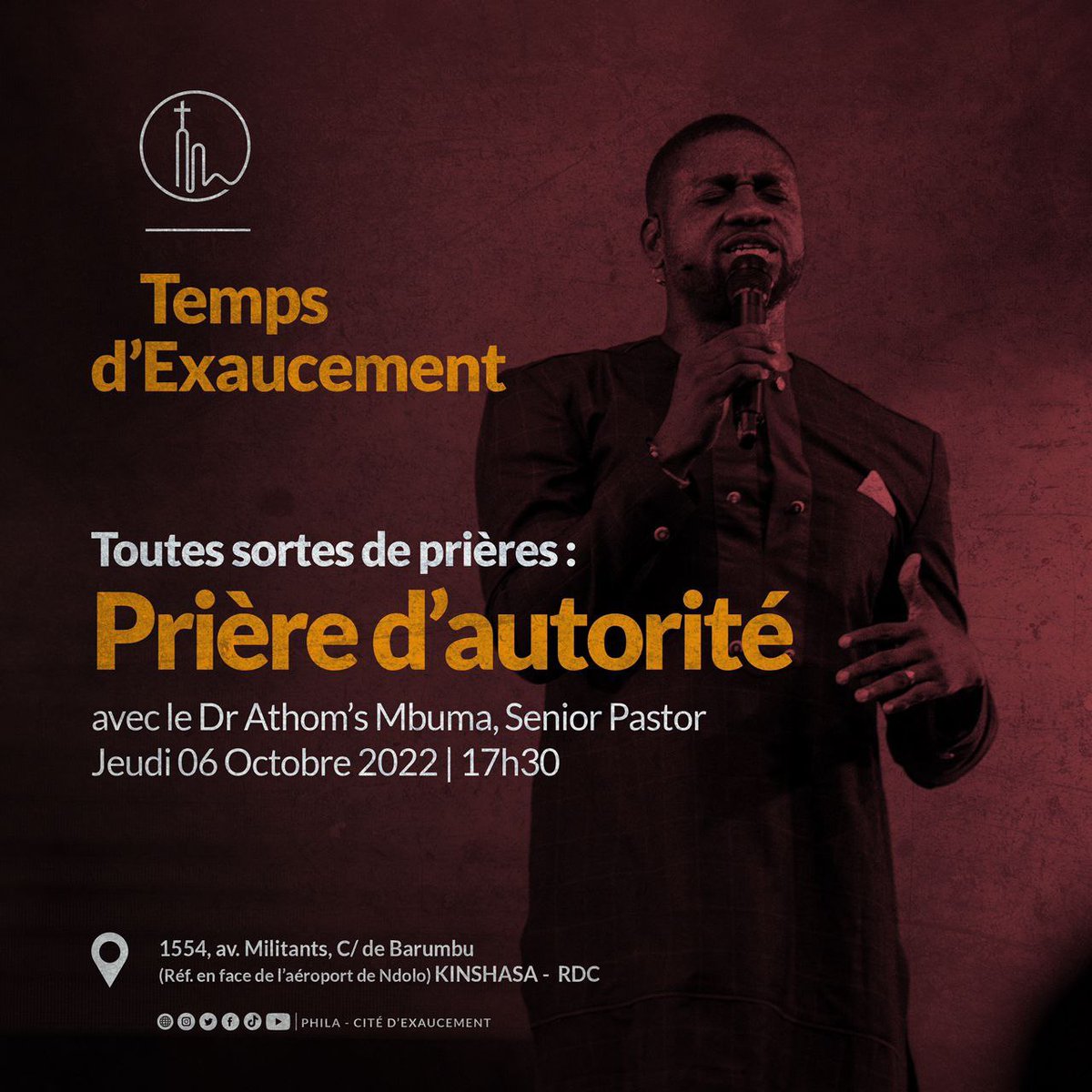 ce_phila's tweet photo. Ce soir vous exercerez l'autorité, vous prierez avec autorité et votre situation changera au Nom de Jésus-Christ!

Si vous le croyez, dites amen!

#phila 
#tempsdexaucement 
#priere 
#athomsmbuma
#autorité https://t.co/c6zjGXHhYE