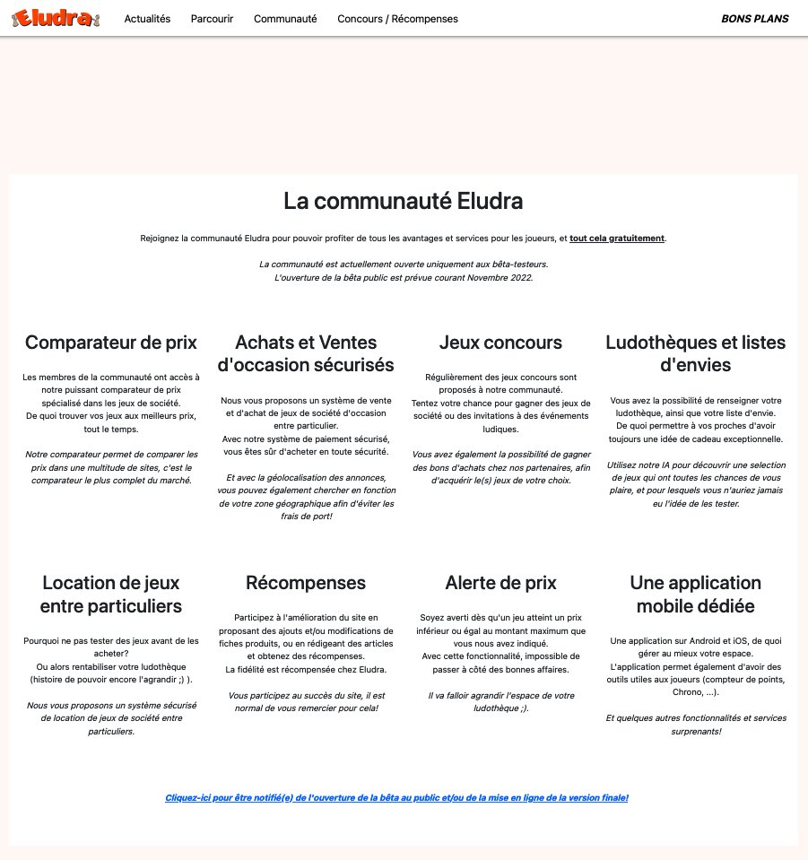 _Eludra_'s tweet photo. 🤫 Eludra V2 évolue de jour en jour, encore un peu de patience! 😉
👀 Rendez-vous en ligne d'ici quelques jours 🚀 https://t.co/CGpIYmNneC