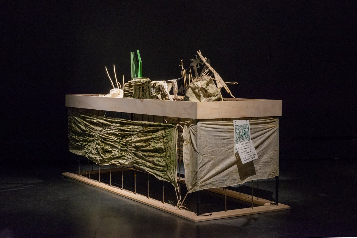 'Earth A.D', from Uma Breakdown is open 12 to 5pm, Wednesday to Saturday until 11 December.

Enjoy these photos from Wilf Speller (@WilfSpeller) and find out more about the exhibition and Uma’s work here: wysingartscentre.org/whats_on/exhib…