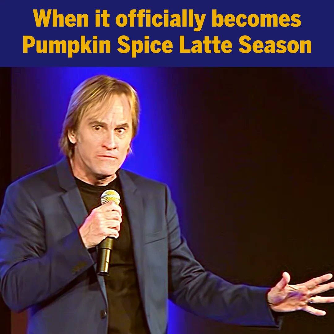 bradstine's tweet photo. When can #PumpkinSpice get cancelled!?!?

#BradStine #BradStineComedy #pumpkinspicelatte #fallmemes #PumpkinEverything https://t.co/vGQxDq6qhl
