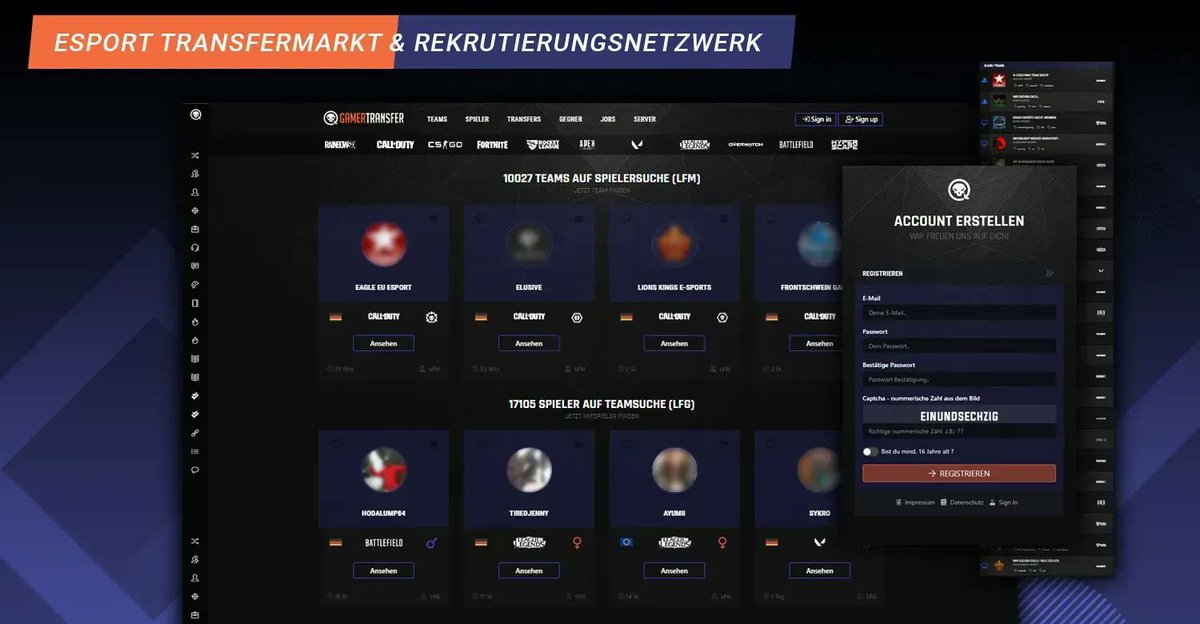 qp_eSports's tweet photo. Hast du dich schon gefragt, wie unsere Member auf uns aufmerksam geworden sind? Einige haben uns über @Gamertransfer gefunden! Dort können sich Spieler, Teams und Communitys finden.

🌐https://t.co/HxGaieshff

#gamertransfer #gaming #quickplaygaming #qpgaming https://t.co/ParbS2CZze