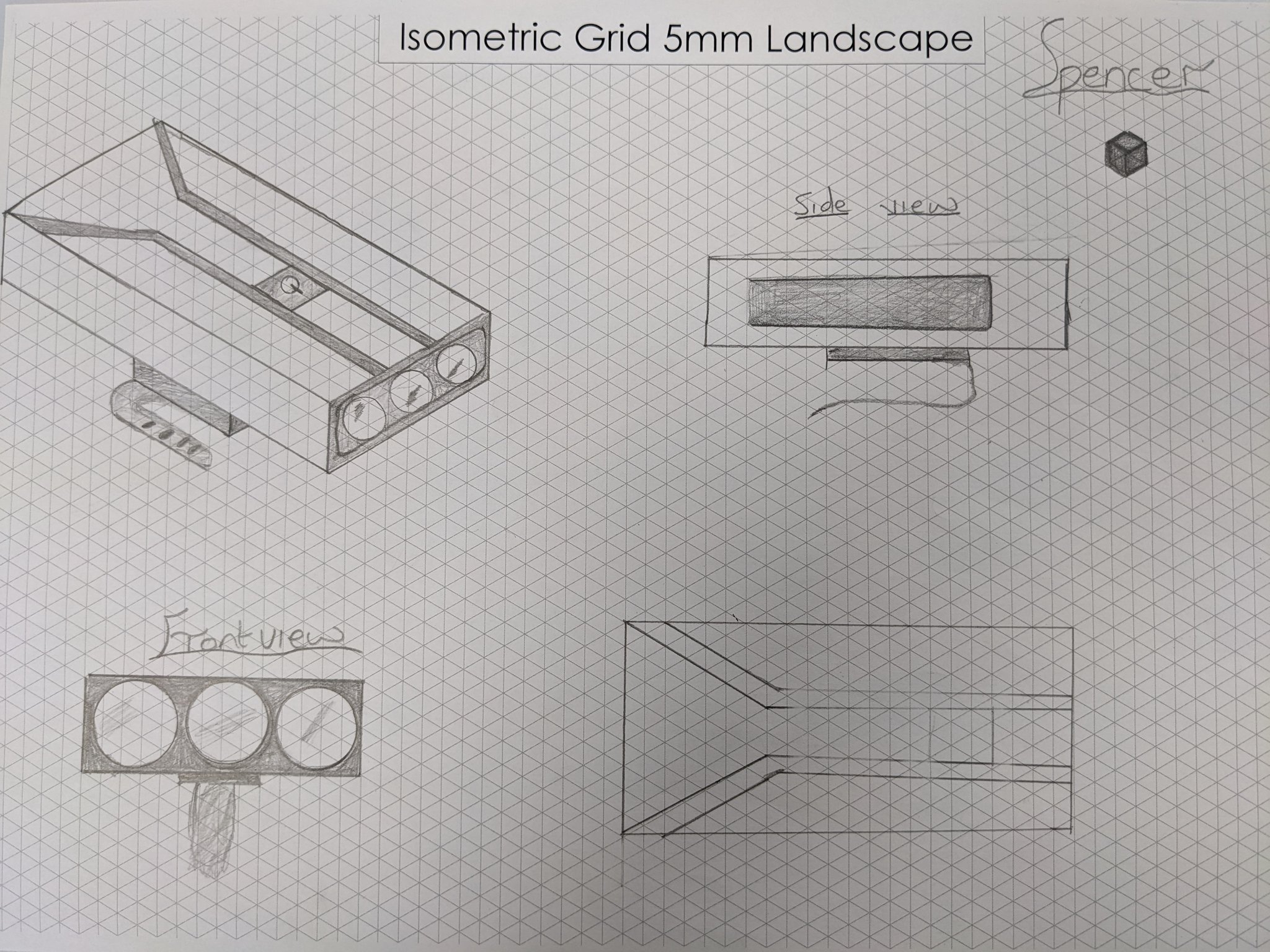 DT Isometric drawing - toothbrush - YouTube