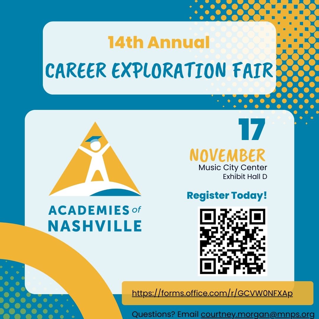 Registration to be an exhibitor at <a href="/MetroSchools/">Metro Schools</a> Career Exploration Fair closes tomorrow, October 7th. Register today! ow.ly/hCAL50KQJYy