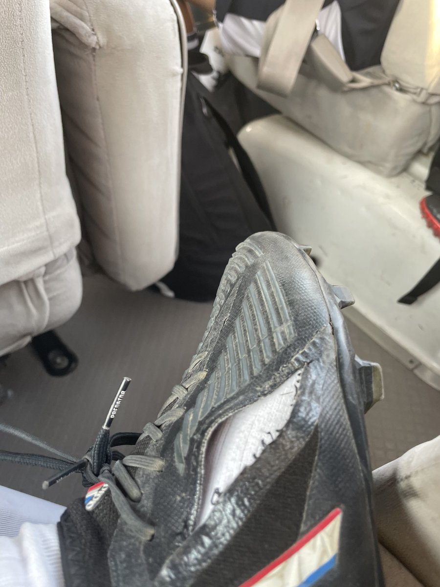 sdk73's tweet photo. @ProD_Soccer seems my last tweet went missing…bought these boots on 1st July for my son. Used for briefly in July for end of season, August for 10 days and x3 per week since second week of September!! Basically been used for 2 months, where is the quality?? Are these genuine?? https://t.co/cc39DCA4YQ
