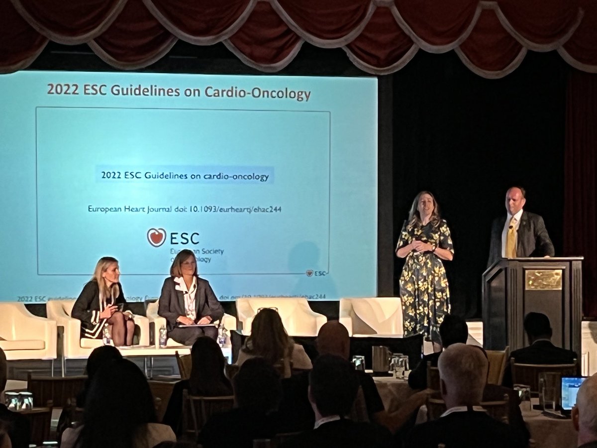 Vijayrao7474's tweet image. Drs Lopez-Fernandez and Lyon discussing new ESC #CardioOncology guidelines, truly a global, comprehensive effort to move our field forward! ⁦@ICOSociety⁩ #GCOS2022 ⁦@Dr_Mike_Fradley⁩ ⁦⁦@TomasNeilan⁩ ⁦@avirupguha⁩