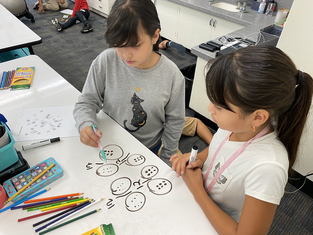 susierw's tweet photo. Dozens of Dice! Students exploring math concepts through various strategies. #mindsetmathematics @joboaler @WoodcrestFSD https://t.co/5kgZLkS1yx