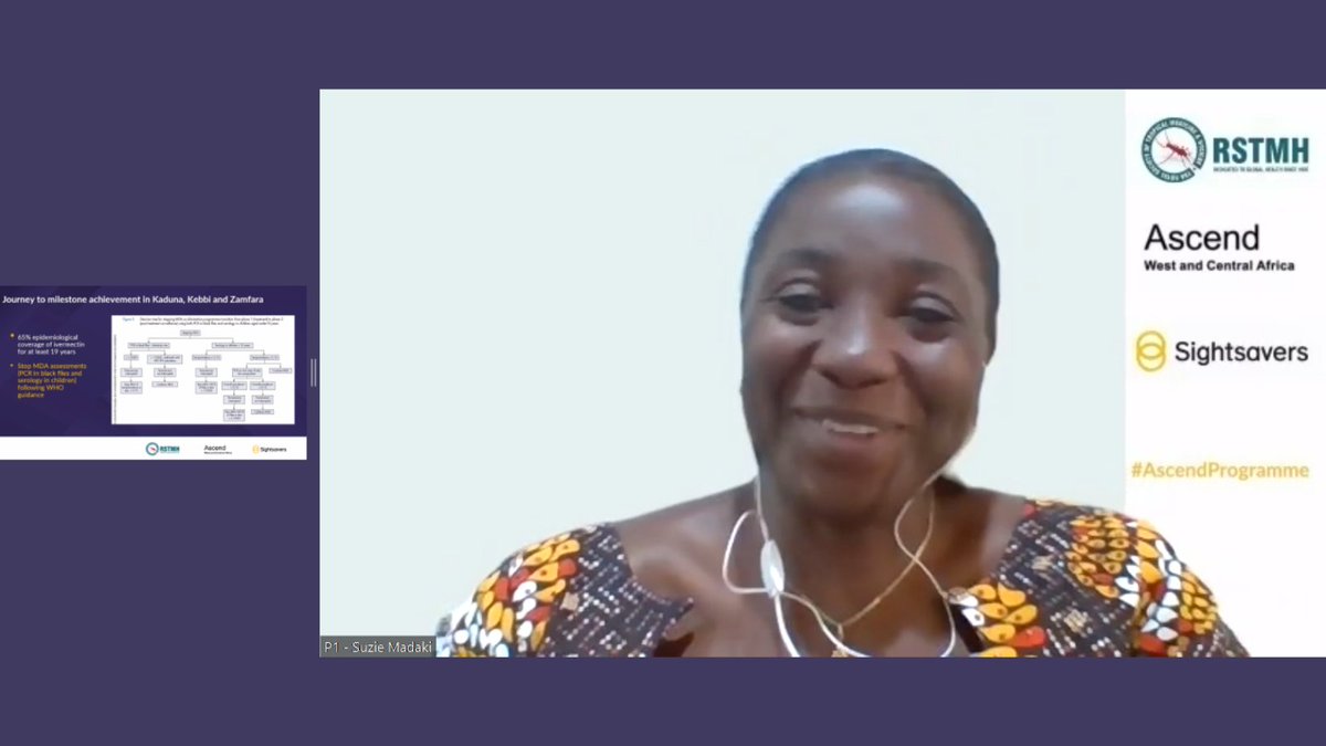 Sightsavers_Pol's tweet photo. Suzie Madaki from @Sightsavers shared how the #AscendProgramme had halted the spread of river blindness in Kaduna, Kebbi and Zamfara States in Nigeria. https://t.co/8euOOxhP7x