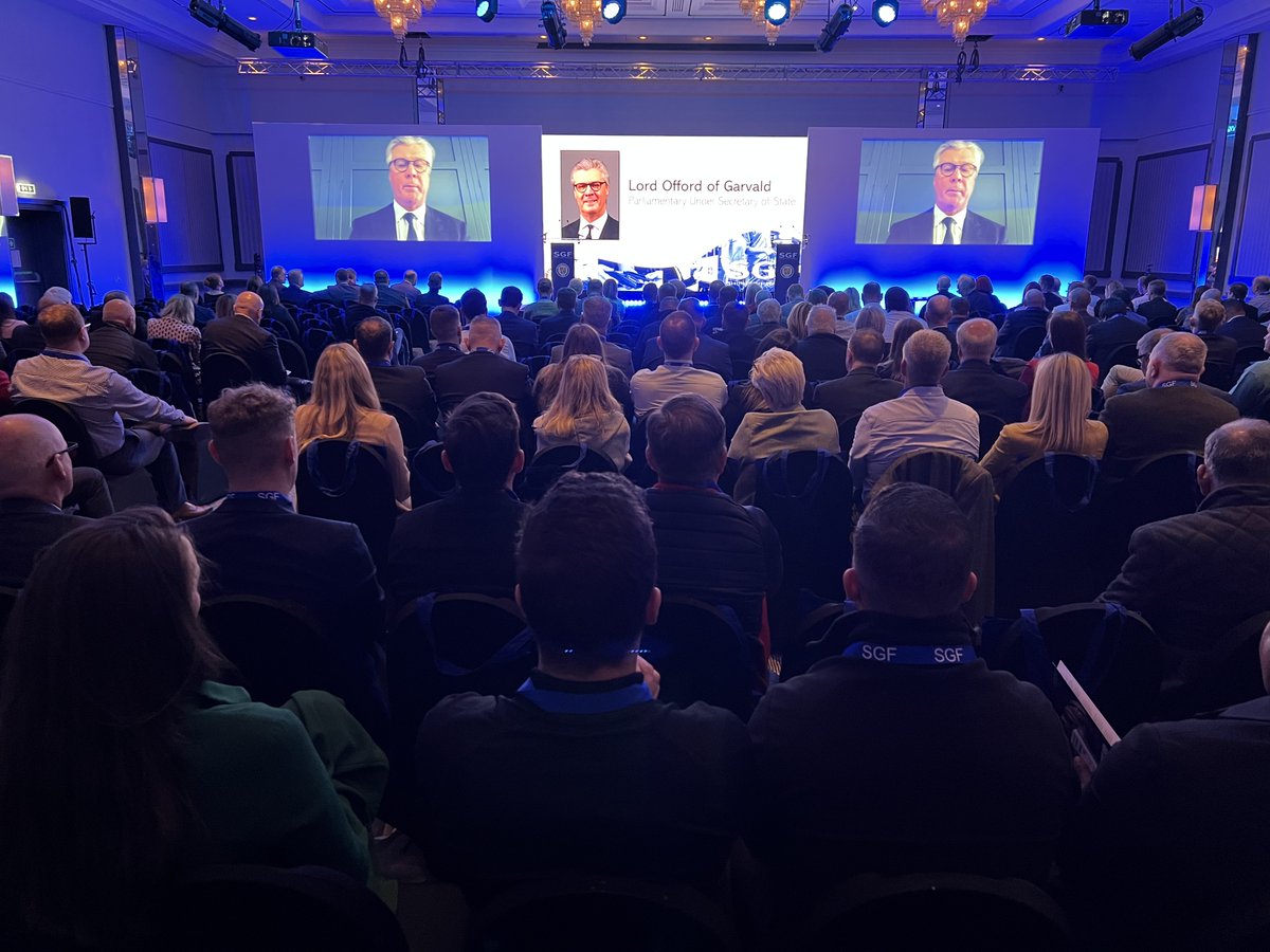 SGF want to thank Lord Offord of Garval, Parliamentary Under Secretary of State @UKGovScotland for addressing delegates at @ScotGrocersFed Annual Conference 2022 and recognising the contribution our sector makes to our communities across Scotland. #SGFAC22