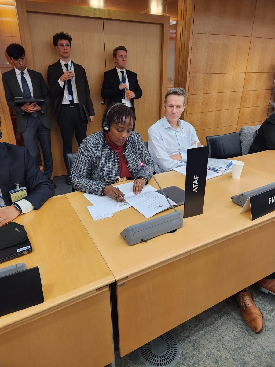 ATAFtax's tweet photo. ATAF Deputy Executive Secretary Mary Baine expressed concerns that the Pillar One rules don't allocate sufficient profits to African countries during the 14th Meeting of the OECD Inclusive Framework on BEPS in Paris, France.

#ATAF 
#PillarOne 
#BEPS
#Tax
#InclusiveFramework https://t.co/VksqGEslu7