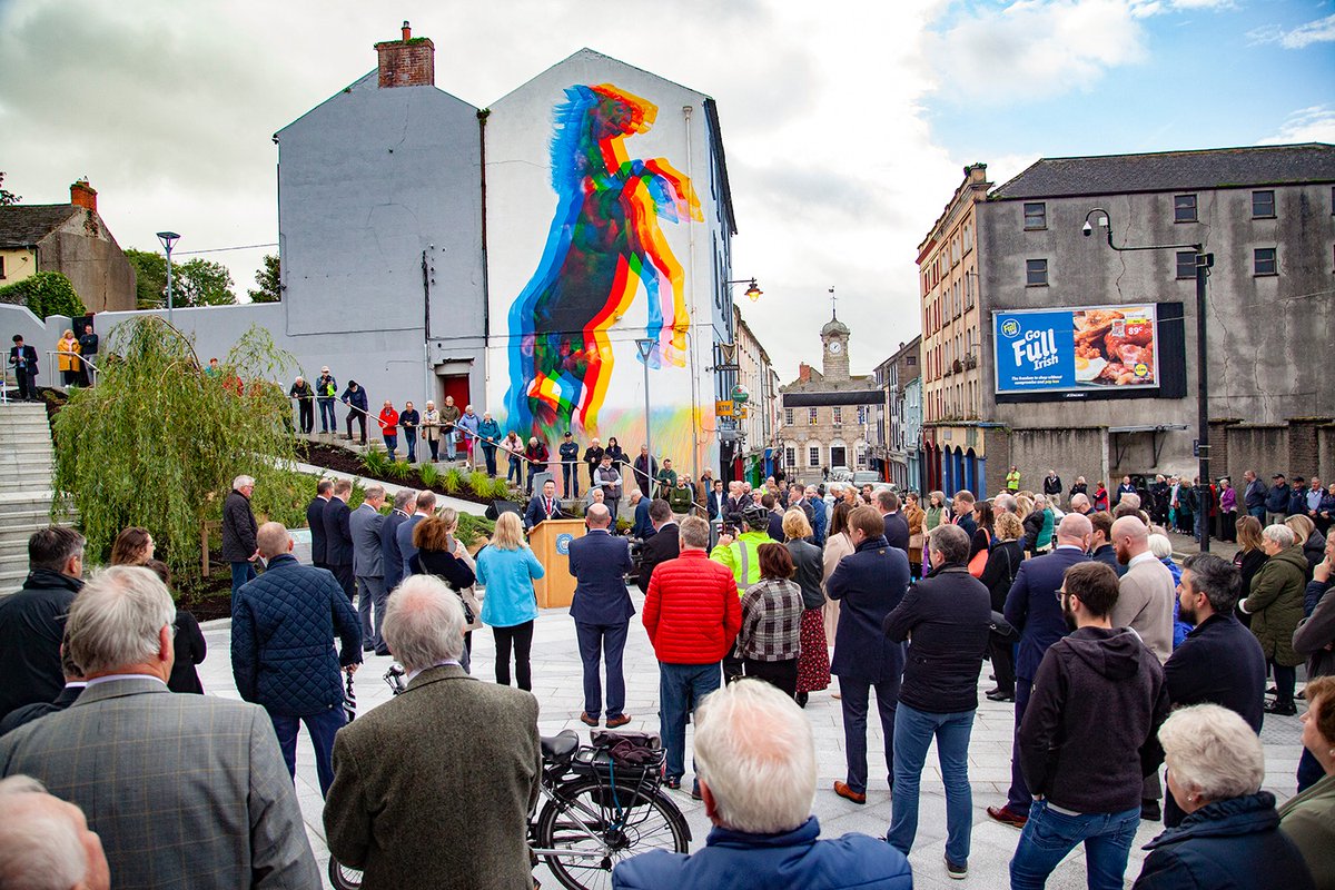 Fantastic New Ross🌟👏✨

The High Hill this morning, as the newly designed space gets its official opening🎉