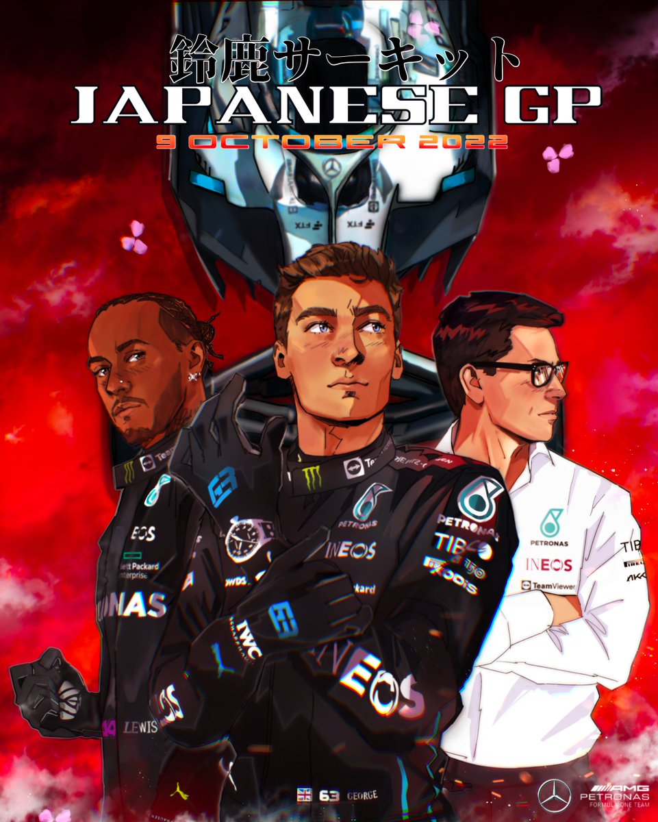 Stage 18: Japanese GP. 🤍❤️🎨