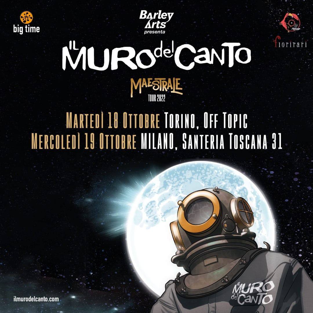 Martedì 18 ottobre siamo all'Off Topic di Torino e mercoledì 19 alla Santeria Toscana 31 di Milano
🎟 Prevendite: ticketone.it/artist/muro-de…