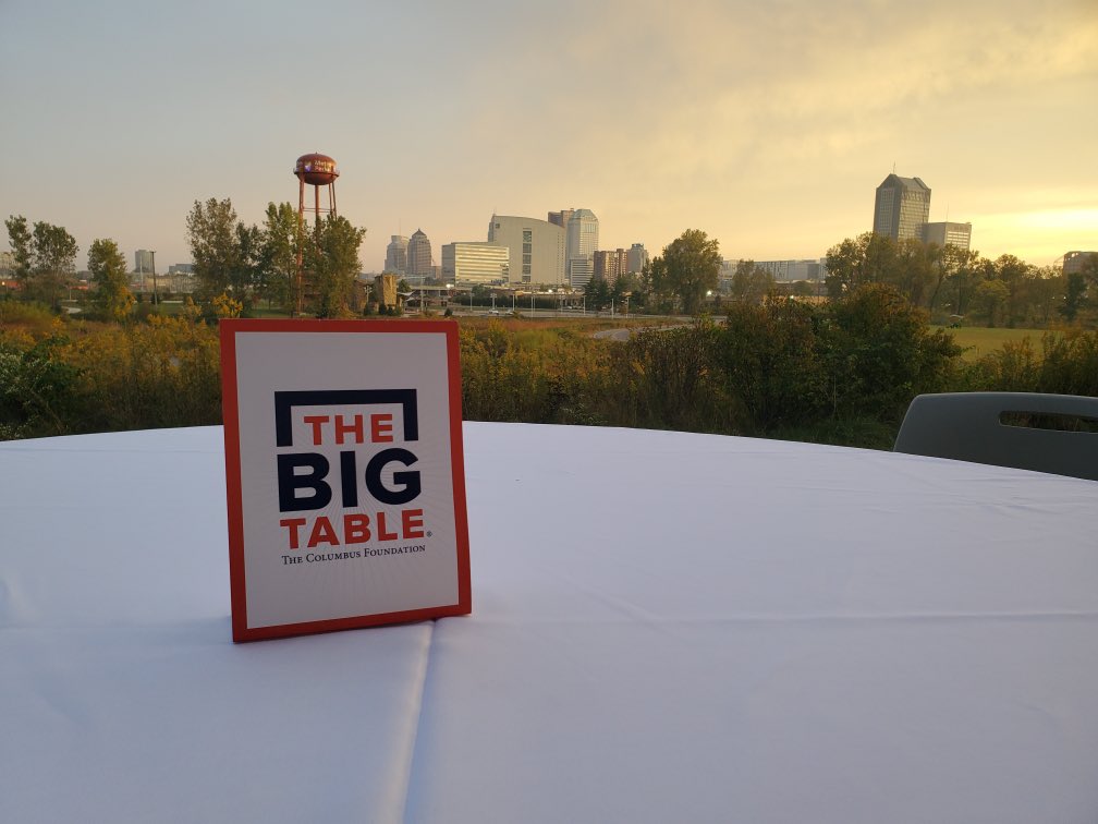colsfoundation's tweet image. A #BigTable sunrise at @GrangeAudubonOH! Are you participating in a #TheBigTable conversation? If so, tell us where ⤵️!