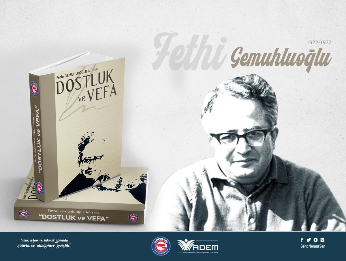Ç E K İ L İ Ş !

Vefatının 45. sene-i devriyesinde gönül insanı Fethi Gemuhluoğlu anısına 4️⃣5️⃣ kişiye "Dostluk ve Vefa" kitabını armağan ediyoruz.

Katılım için⤵️

<a href="/gencmemursen/">Genç Memur-Sen</a> hesabını takip et☑️
Bu tweeti RT yap 🔁
Bu tweeti beğen ❤️

🔵Çekiliş Sonucu 14 Ekim'de !