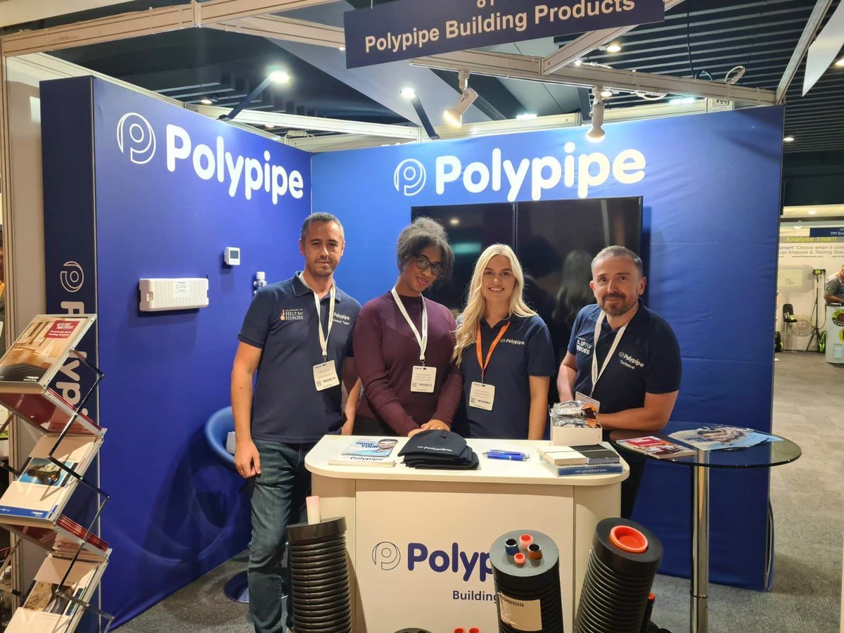 PolypipeTrade's tweet photo. Day 2 of @PhexShow is well under way with more of #TeamPolypipe on Stand 81 ready and raring to talk all things Polypipe Building Products, Underfloor Heating and Approved Engineers!

See the TikTok from Day 1 here 👉 https://t.co/Twe313whea

#PolypipeApprovedEngineer #PHEXShow https://t.co/TBLbawUcOv