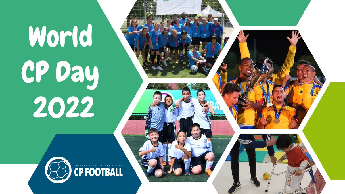ifcpf's tweet photo. A day to recognise and celebrate the lives and achievements of the 17 million people around the world who live with Cerebral Palsy.

We are proud of all you have achieved! 

Share your own proud moments with us...

#CPFootball #IFCPF #CerebralPalsy #WorldCPDay  #Proud https://t.co/ezfY5HNpOG
