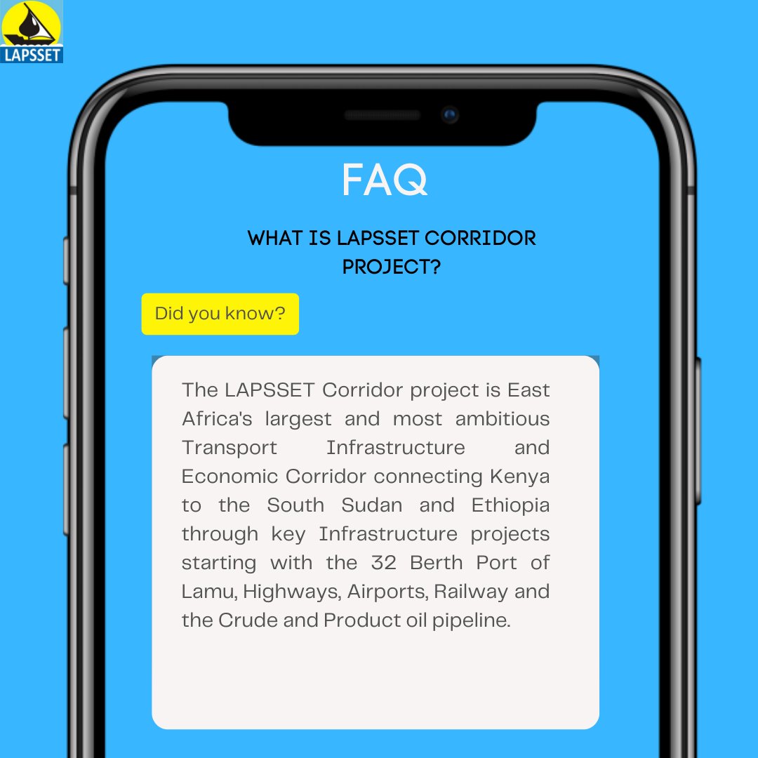 lapsset's tweet image. What does LAPSSET stand for? Do you know?

#CustomerServiceWeek2022 #LapssetKe