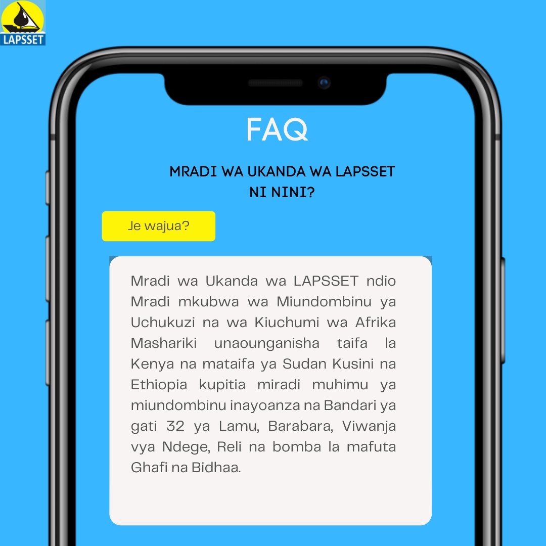 lapsset's tweet image. What does LAPSSET stand for? Do you know?

#CustomerServiceWeek2022 #LapssetKe