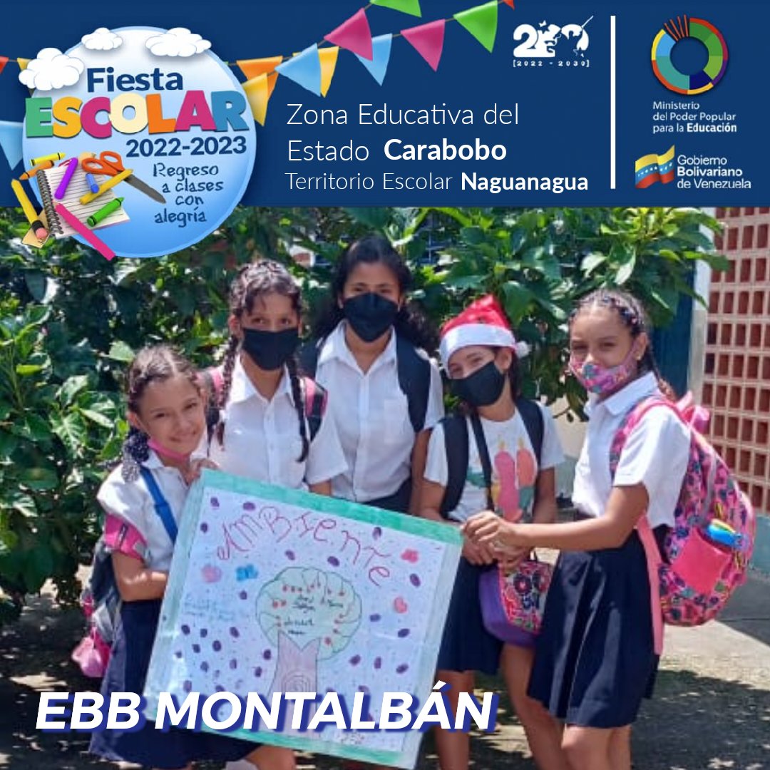 calidad_edu_nag's tweet photo. #TerritorioEscolarNaguanagua #Circuito4 #FelizJueves #06Oct2022 En la #EBBMontalbán continuamos desarrollando actividades pedagógicas en favor de nuestros estudiantes 💕🌻🌱📚🇻🇪
@_LaAvanzadora
@Aymaraguiar
@TE_Naguanagua
@ZeCarabobo
#PuebloConTechoPropio
#Naguanagua https://t.co/0oK7fGGFXg