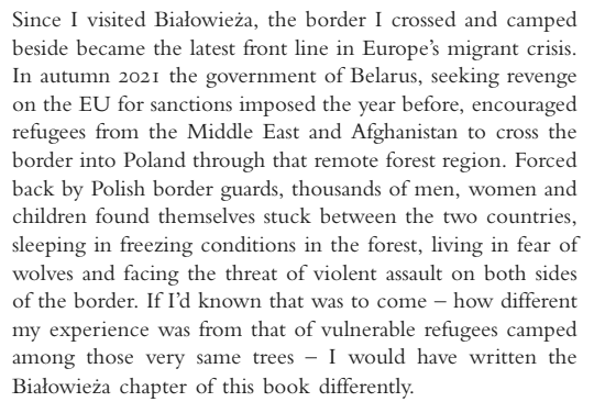 I wrote this afterword for the pb edition of OUTLANDISH. The young Syrian man I've since become friends with crossed the border in exactly this way, risking his life in the same forest that I visited as a 'traveller'. Our experiences of the same place couldn't be more different.