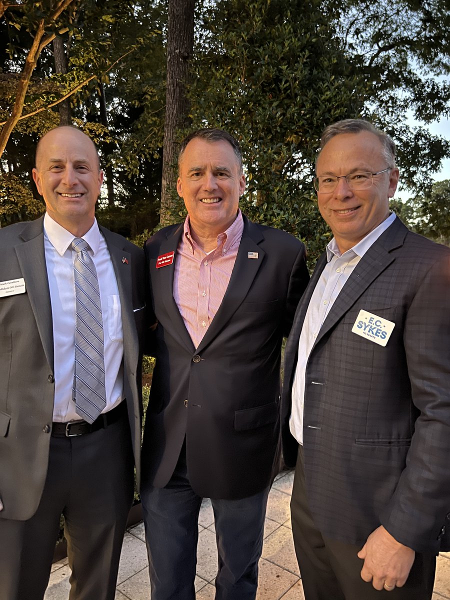 The conservative, pro-business leadership Wake County and NC needs. Looking forward to working alongside these men in the legislature. #ECforNC #SD18 #ncpol
