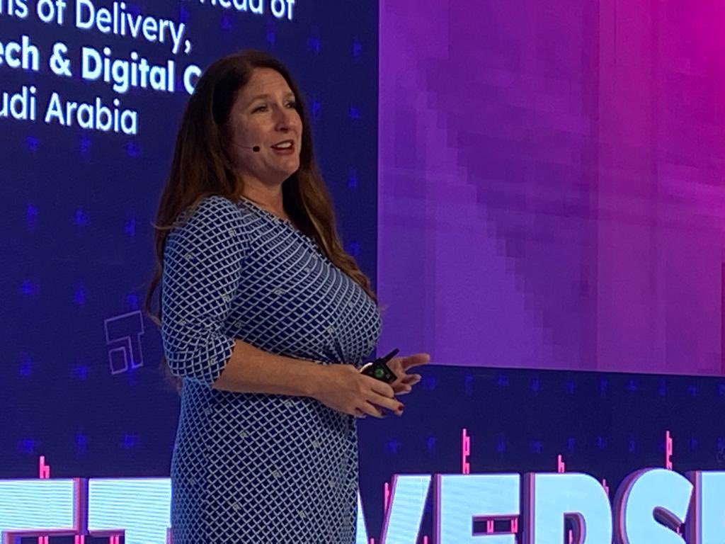 HODLbyTrescon's tweet photo. Absolutely thrilled to have had @BeverlyDRider, CCO, Tonomus &amp; CEO, Portfolio T, a Tonomus Company, deliver a keynote presentation today at #WMSDubai 2022!

#Worldmetaverseshow #virtualreality #dubai #dubaievents #futuretech #technology #Innovators #Metaverse #Gamechangers https://t.co/VwZhnu9MEi
