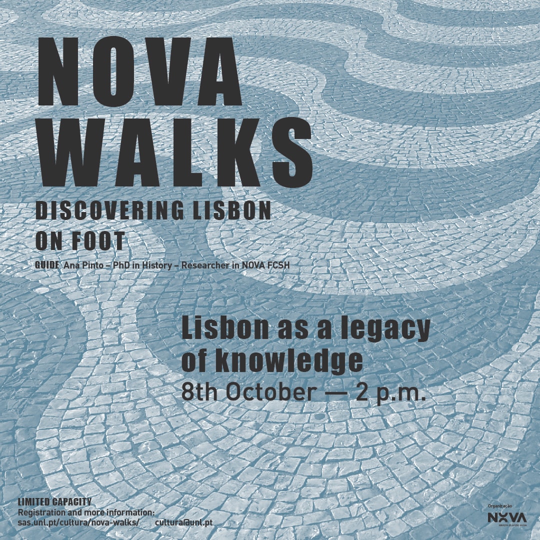 NOVAunl's tweet photo. The latest NOVA Walks edition ends on October 8th, Saturday, with a new cultural tour around Lisbon.
ℹ️ For more information and registration: https://t.co/ag8f6T6gF5
#UniversidadeNOVAdeLisboa #NOVAUniversityLisbon #University #SASNOVA #NOVAWalks #Lisboa #Cultura https://t.co/mUHm3O9NrH