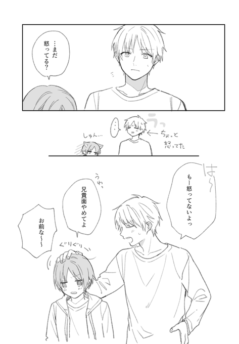 ブス花お題04
喧嘩後仲直りをする上野兄弟
お題ありがとうございました～!ロク 