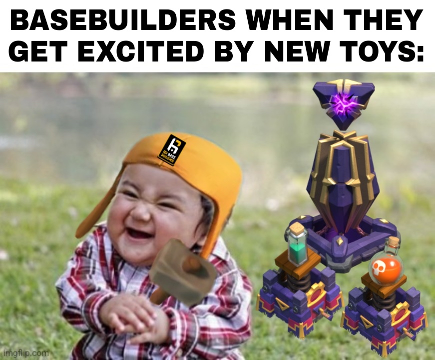 As basebuilders, we are very happy that things might get more interesting 😈

How do you think the new buildings will be best used? 🤔

#clashofclans #th15