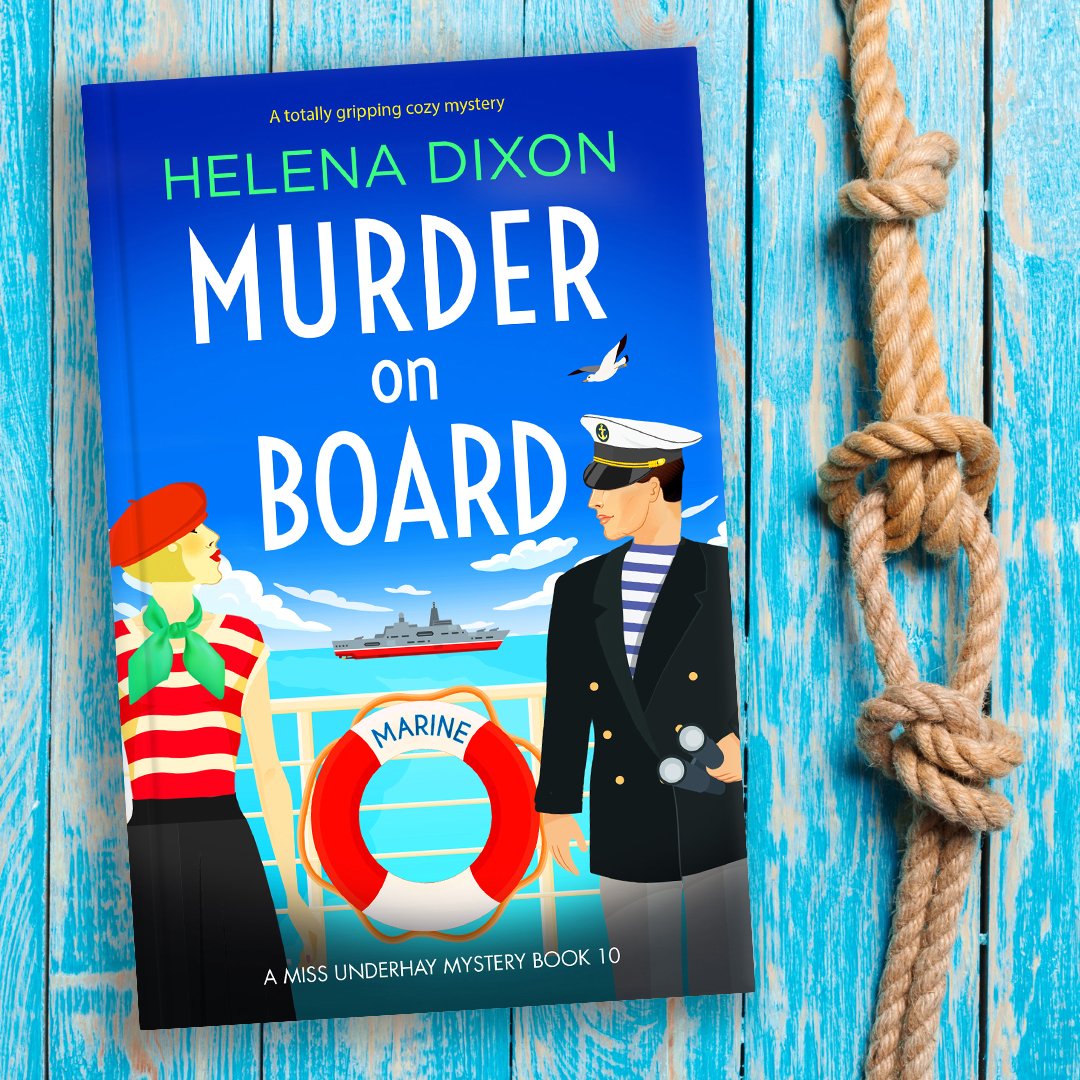 ‘This murder mystery is perfect… This story has it all. An absolute page-turner with characters to care about.’💬 

MURDER ON BOARD, the cozy #MissUnderhay mystery is out in TWO WEEKS in eBook!

👉amz.run/5zqs