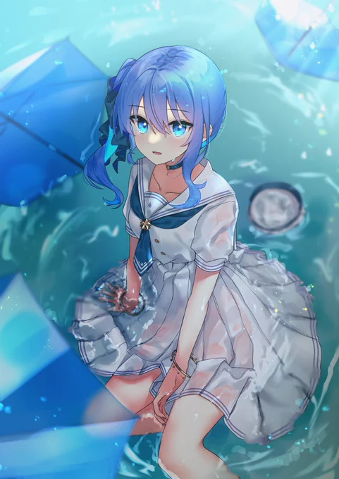 #あなたのあお色の作品を見せてください  