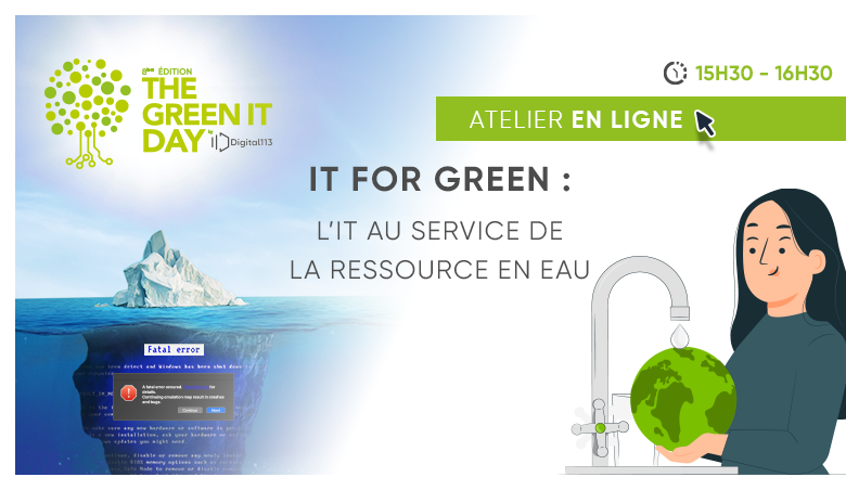 Digital113_'s tweet photo. [LIVE #GreenITD 🍀] Atelier 6 : l'IT au service de la ressource en eau. RDV avec nos experts  
 ici ⤵️ https://t.co/tzAaf2Zwad https://t.co/Qm0TMWQNPG