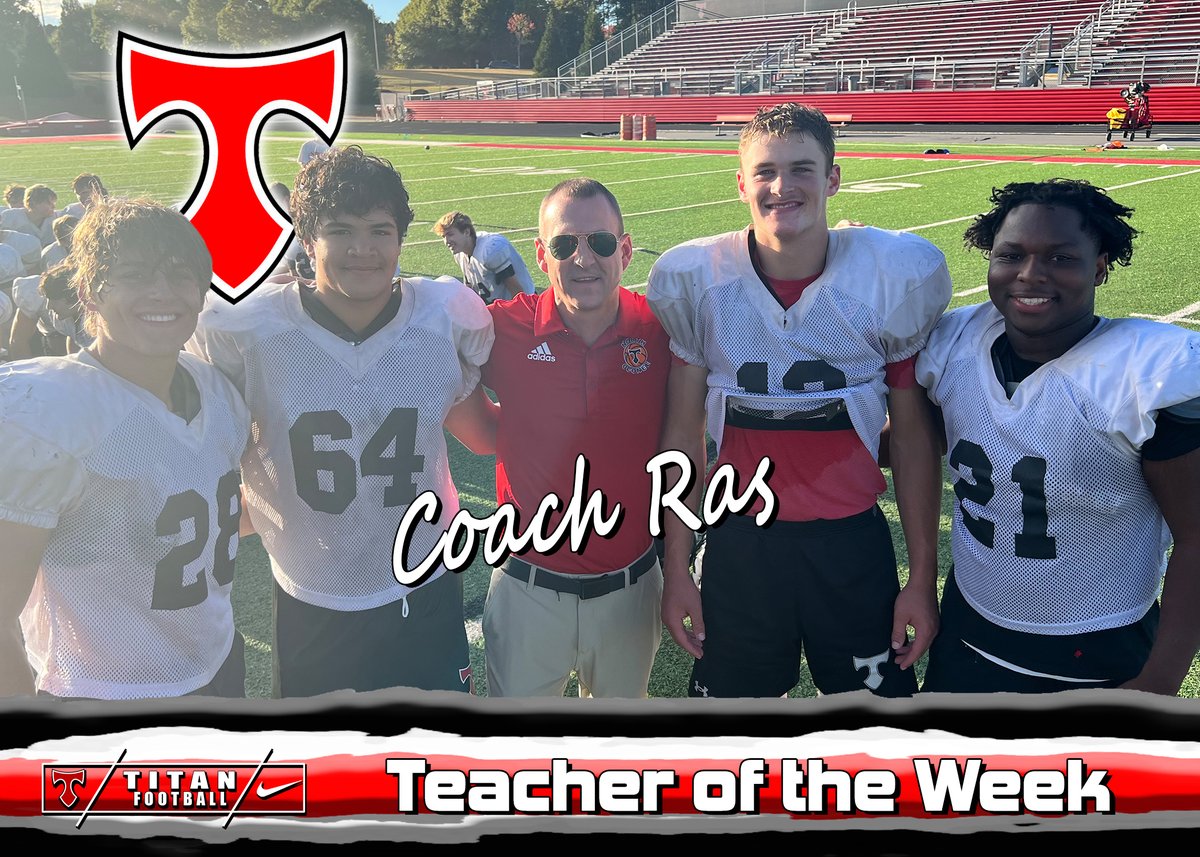 NOHSFootball's tweet photo. ⚫️🔴STANDARDS OVER FEELINGS🔴⚫️
Thank you Coach Ras for sharing your #PRINCIPLE with our team!📣
#TeacherOfTheWeek
#ACT1ON
#HoldTheRope https://t.co/9KrERqlH0I