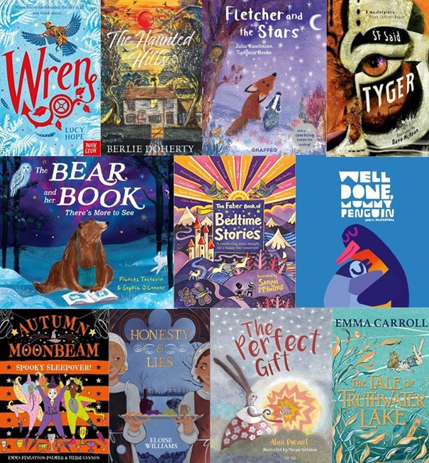 Fletcher and the Stars couldn't be sharing a birthday with a better haul of books. Congratulations to everyone releasing a book into the world today! #BookBirthday #PublicationDay @lucyhope_author @BerlieDoherty @autumnrosewell @TiphanieBeeke @whatSFSaid @DaveMcKean @jabberworks