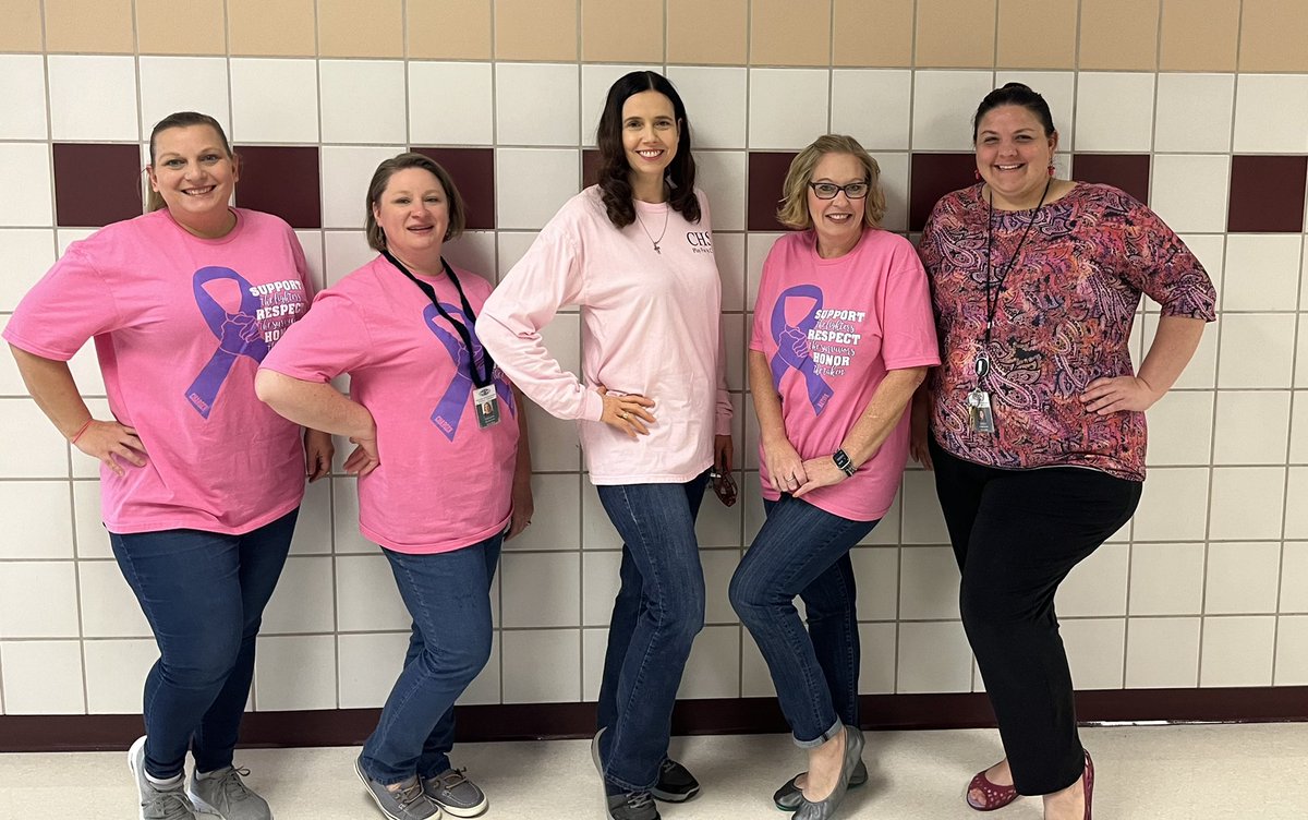 It’s pink out day! #fightcancer