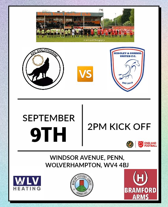 Last week, we were defeated in a highly competitive Birmingham County Cup game against Sedgley Rangers 

- This week we look for our first win of the season as we host Sedgley and Gornal United West
<a href="/wlvheating/">WLV Heating Ltd</a> 
@BeaconFootball