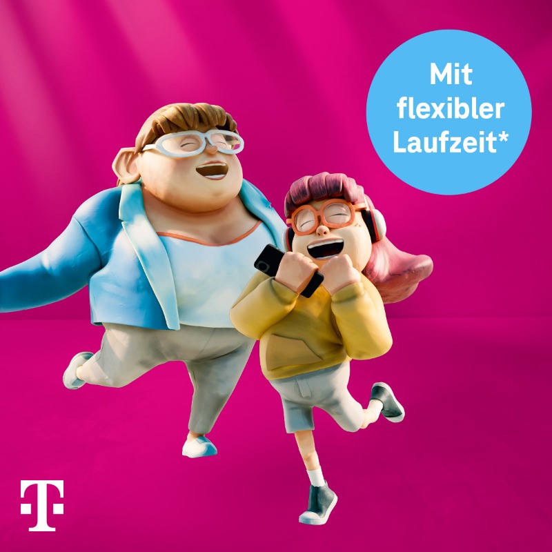 telekomshop's tweet photo. Unbegrenztes Datenvolumen mit den #MagentaMobil Angeboten sichern! Jetzt schon ab 9,95 €* im Monat sichern - Und das auch mit flexibler Vertragslaufzeit!*  😎🎉 Nur bei der #Telekom #JeMehrIhrSeid