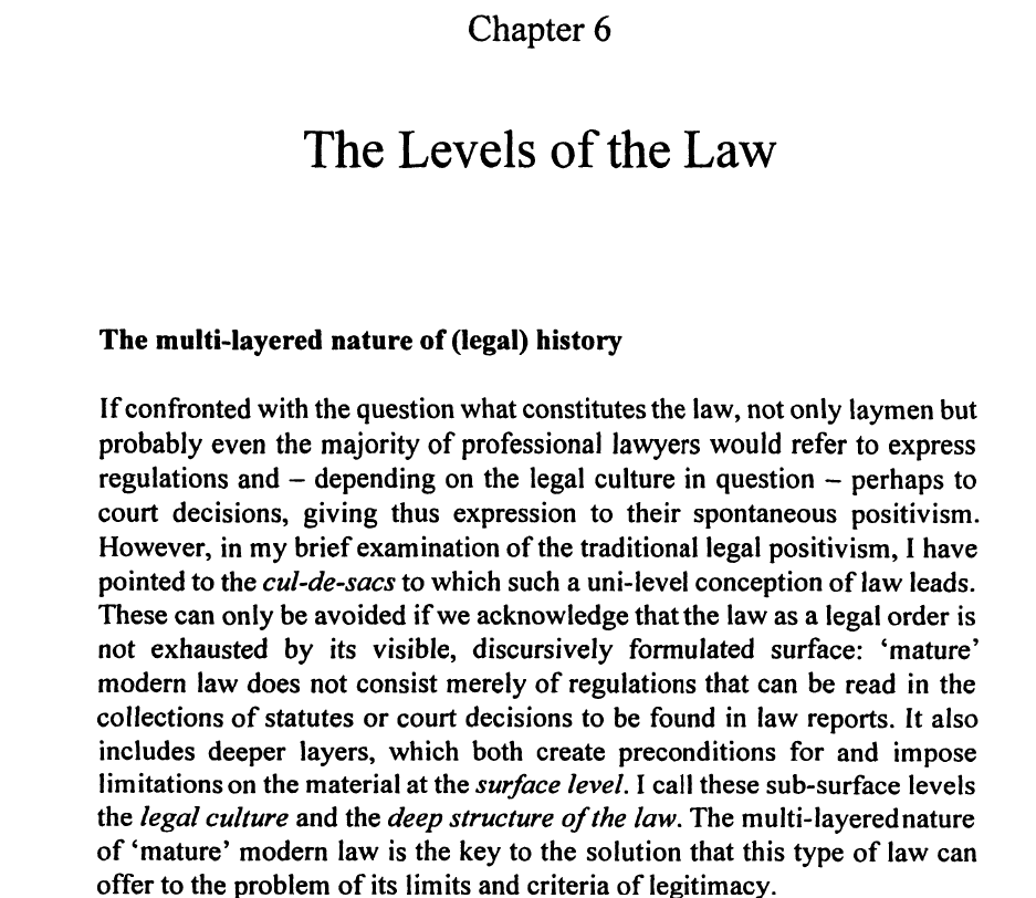 GroppiTania's tweet photo. After yesterday @dipecsiena seminar on #NordicLaw, I can't stop asking: "Why Nordic Countries are so special?" Kaarlo Tuori's book suggested me an answer, based on his multilayered vision of law. #deeplaw @HusaJaakko, what do you think? other suggestion? @iureamicorum https://t.co/15HpDgexlE