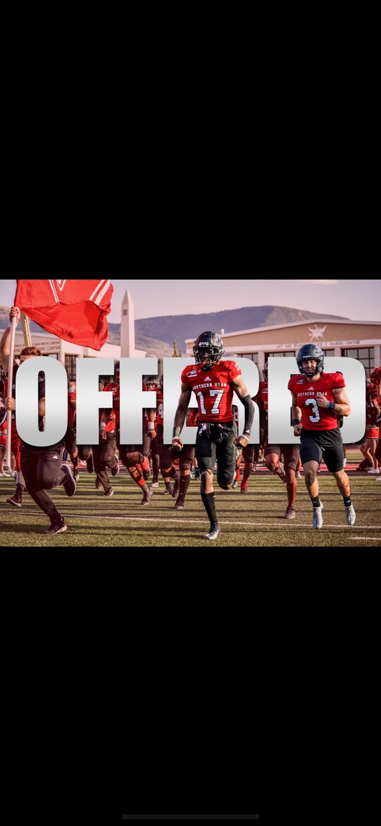 MaverickMcmanus's tweet photo. I am extremely blessed and excited to announce that after a great talk with @delanefitz I have received an offer from @SUUFB_  Go T-Birds 🔴⚪️🔴@WestlakeFootbal @CoachDomMoe @CoachVili https://t.co/NH6pjx1umq