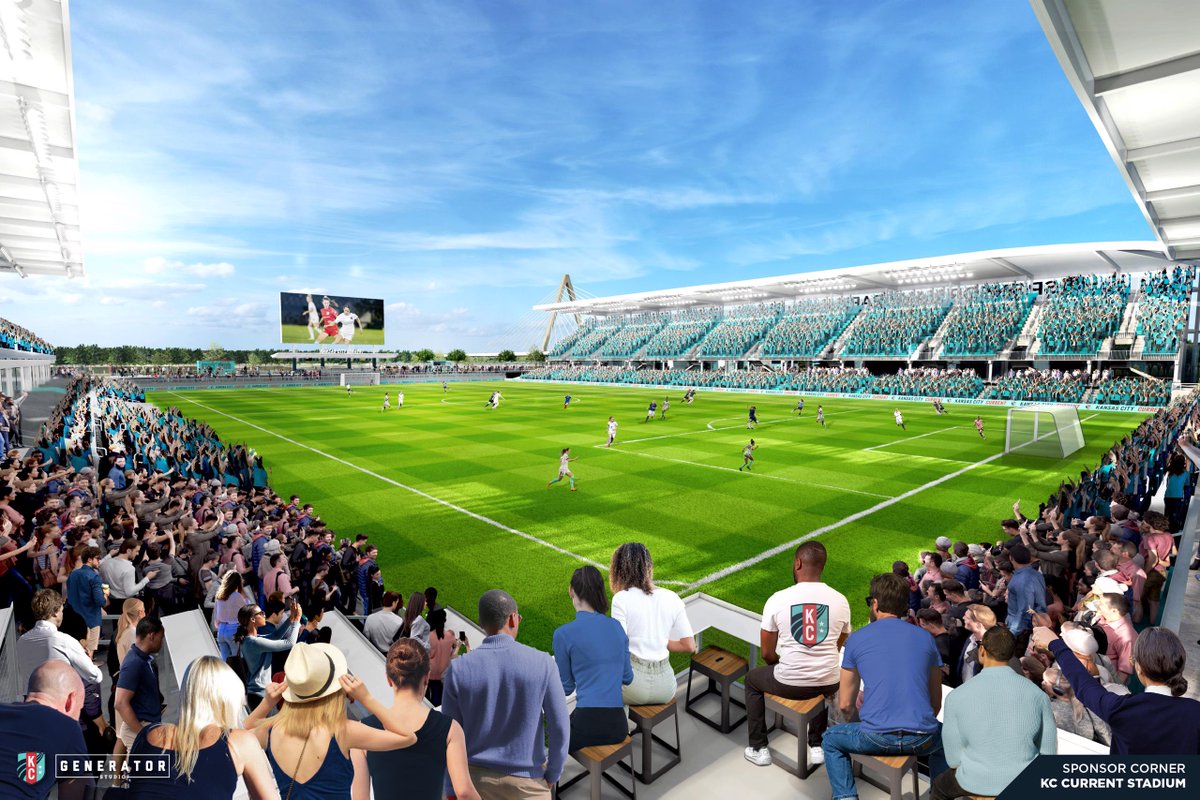 FOS's tweet photo. Today, the KC Current break ground on America's first stadium built specifically for a women's pro soccer team 🏟 https://t.co/vgDMO4fQz8