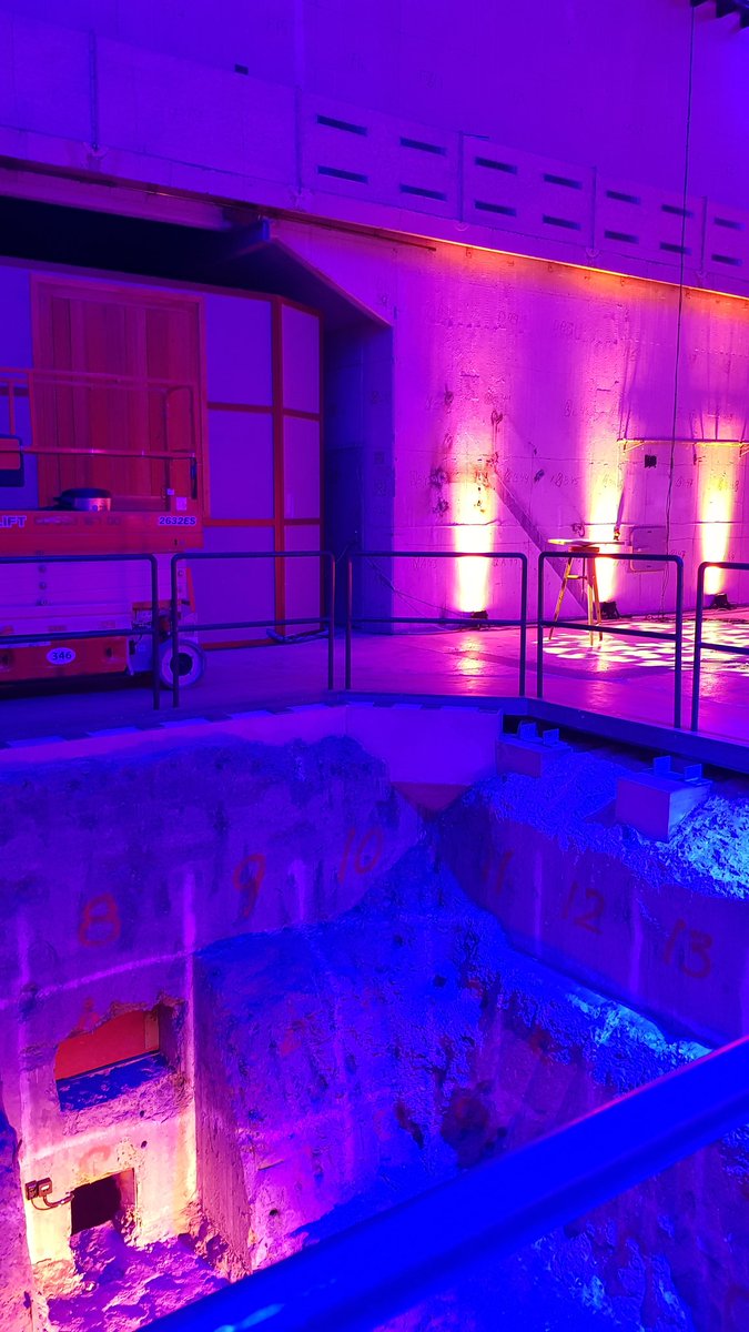 Sometimes my job involves reviewing papers, sometimes it involves going 25m underground in a decomissioned nuclear reactor 🧪