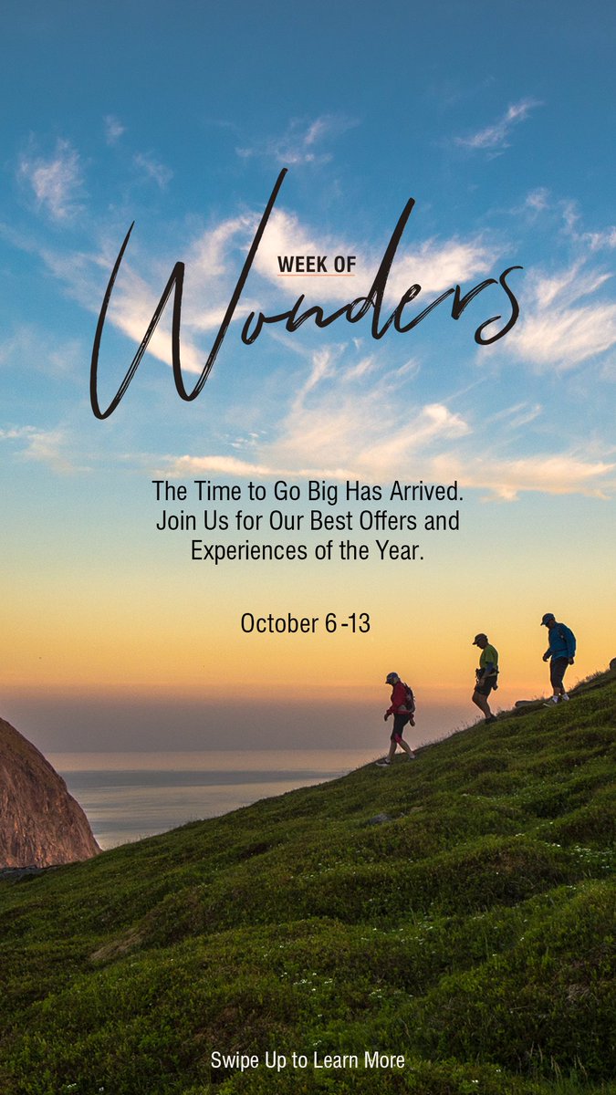 Unforgettable offers and experiences are here, 6–13 October. View Offers: aloft.ht/6019Me3FT  #WeekOfWonders