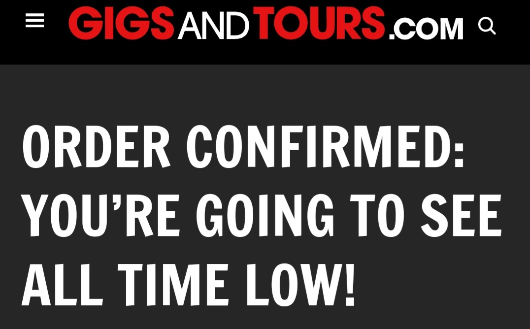 getawayGee's tweet photo. Yay @AllTimeLow https://t.co/NS57SP610E