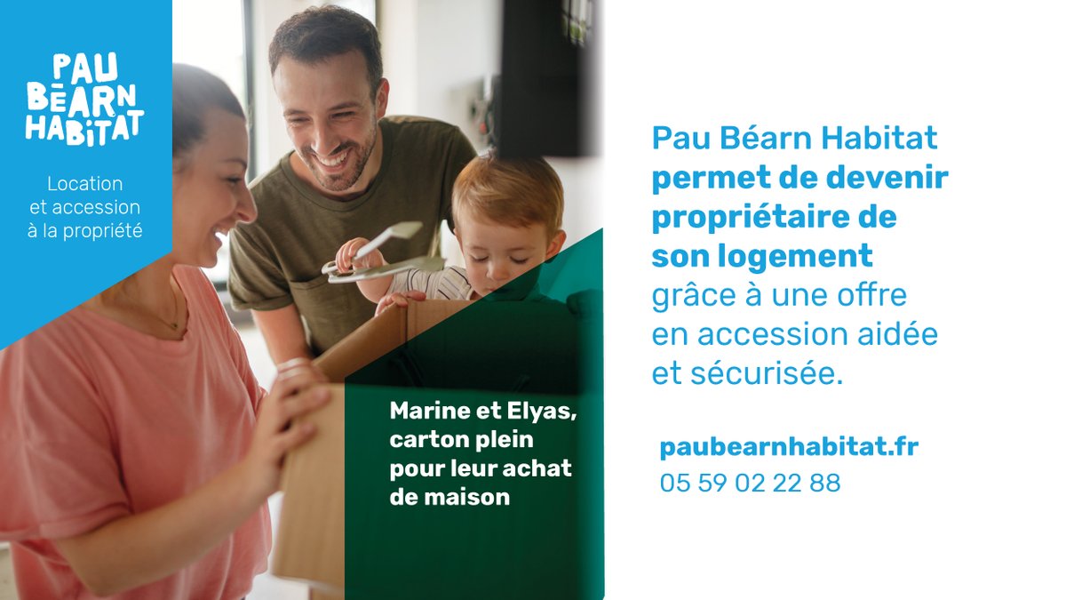 Chez Pau Béarn Habitat devenir propriétaire, c’est possible !  
Réaliser votre rêve en accédant à la propriété, au prix juste, grâce à la location accession et l’accession libre: c’est notre savoir-faire ! 

On a tous une bonne raison d'aller chez Pau Béarn Habitat