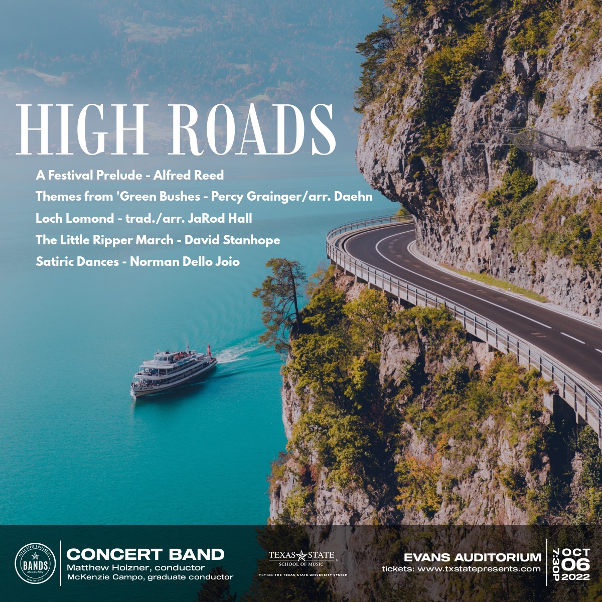 txstmusic's tweet photo. Don't miss the Concert Band and Symphonic Winds concerts tonight at the newly-renovated Evans Auditorium! See you there at 7:30pm! #TXST #TXSTmusic @txstbmb https://t.co/PGvwf9K1ZS