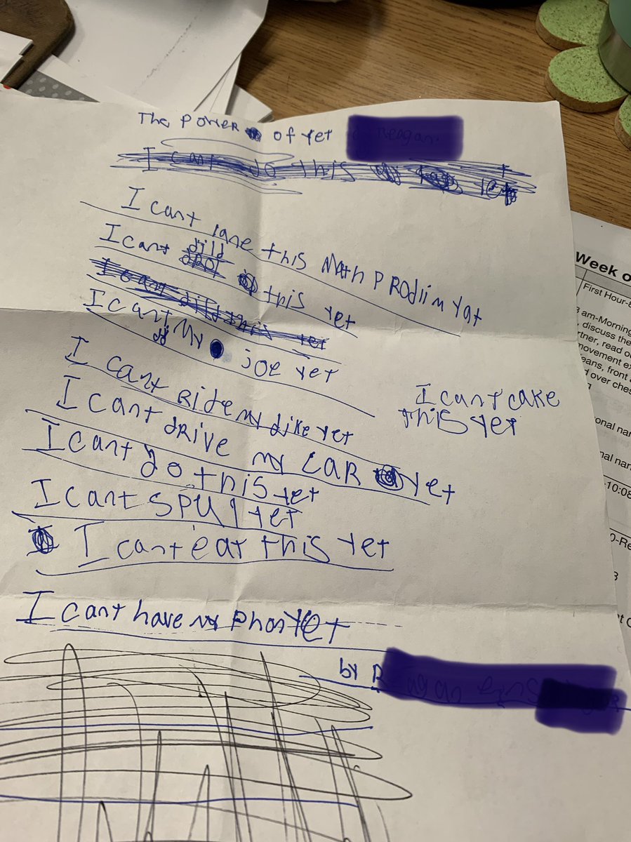 <a href="/BlakeBrandes/">Blake Brandes</a> One of my students wrote this at home after seeing your presentation on Monday. You are making the world a better place for these students! Thank you!