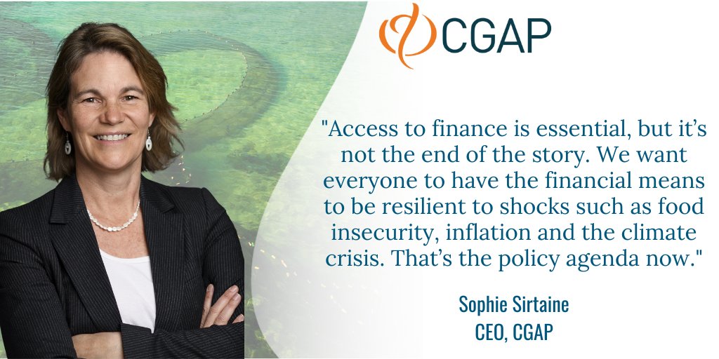 CGAP (@cgap) on Twitter photo In a conversation with <a href="/CSIS_PPD/">CSIS Project on Prosperity and Development</a> on #G2P payments & #DigitalTransformation, CEO <a href="/SSirtaine/">Sophie Sirtaine</a> acknowledged progress but emphasized the need to do more to build financial resilience in the face of future shocks.
📺 Watch the replay ➡️ buff.ly/3rqEbwF In a conversation with <a href="/CSIS_PPD/">CSIS Project on Prosperity and Development</a> on #G2P payments & #DigitalTransformation, CEO <a href="/SSirtaine/">Sophie Sirtaine</a> acknowledged progress but emphasized the need to do more to build financial resilience in the face of future shocks.
📺 Watch the replay ➡️ buff.ly/3rqEbwF