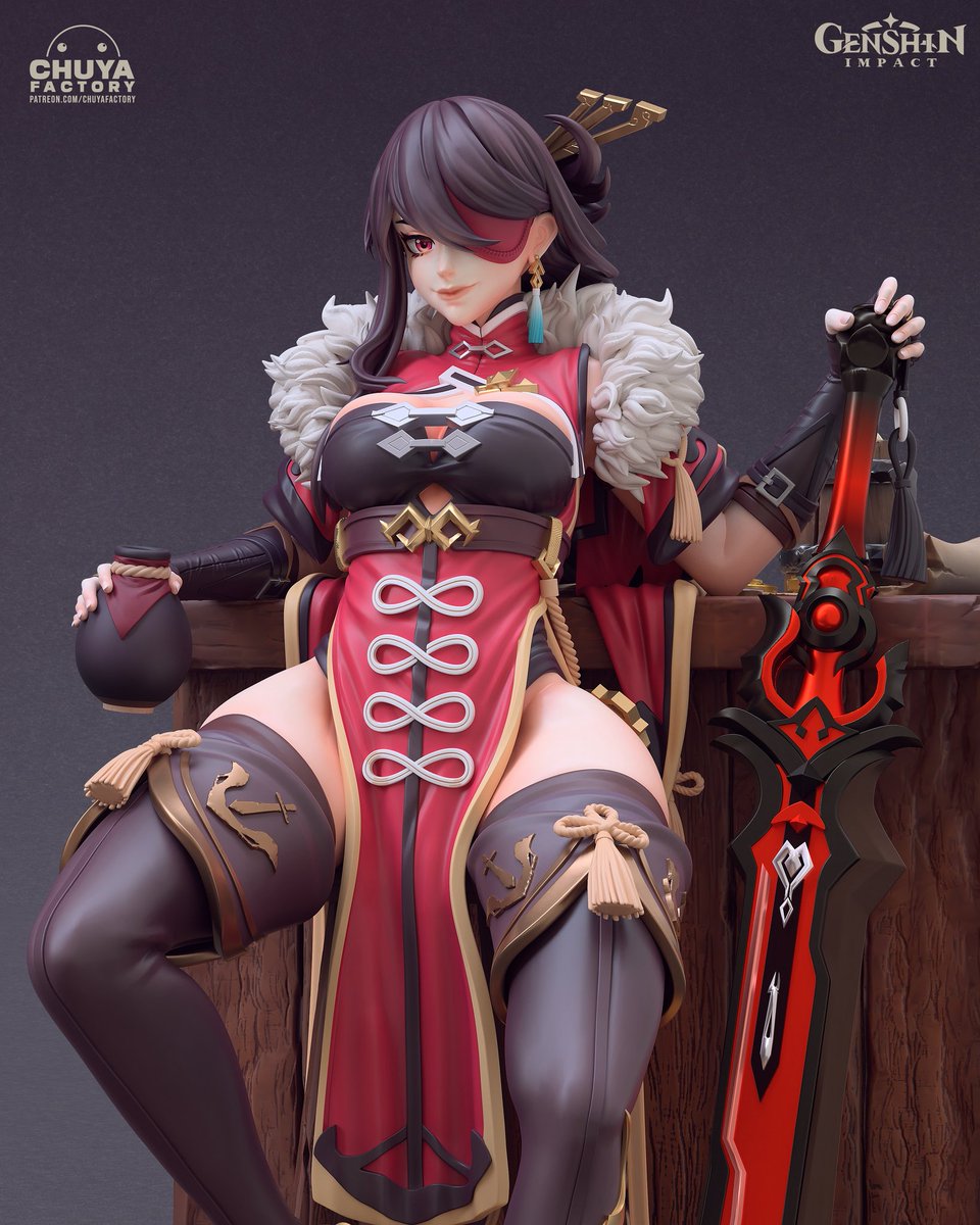 Thank you for all the messages and inquiries. At first, Chuya Factory is only selling the STL files for 3d printing for Beidou on Patreon. But now we are thinking of manufacturing and selling this figure. Let us know what you think and RT!!