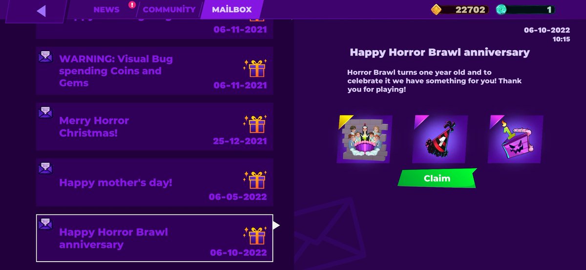 HuseynRandoms's tweet photo. @HorrorBrawlGame Happy Brihday Horror  Bravl https://t.co/RjUzbzww3J