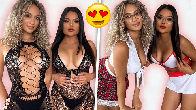 NEW sexy AND see through lingerie try on haul with @thiwa_x_morris 🔥   let us know what u think before